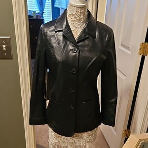 RAG & BONE Black Leather Women's Jacket